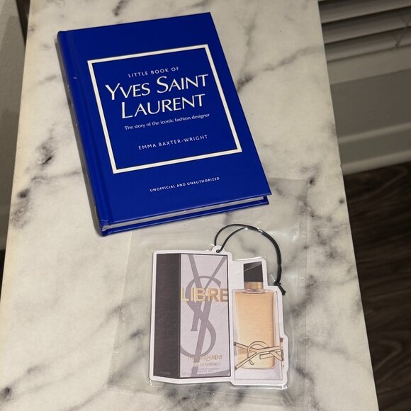 Little Guides to Style Other - NEW YSL Little Guide to Style Book + Libre For Women Car Freshener Bundle